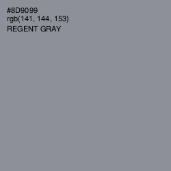 #8D9099 - Regent Gray Color Image